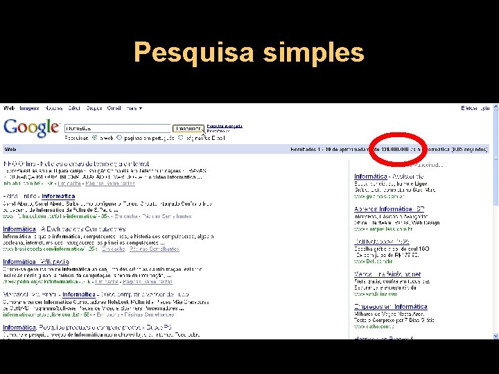 Pesquisa simples 