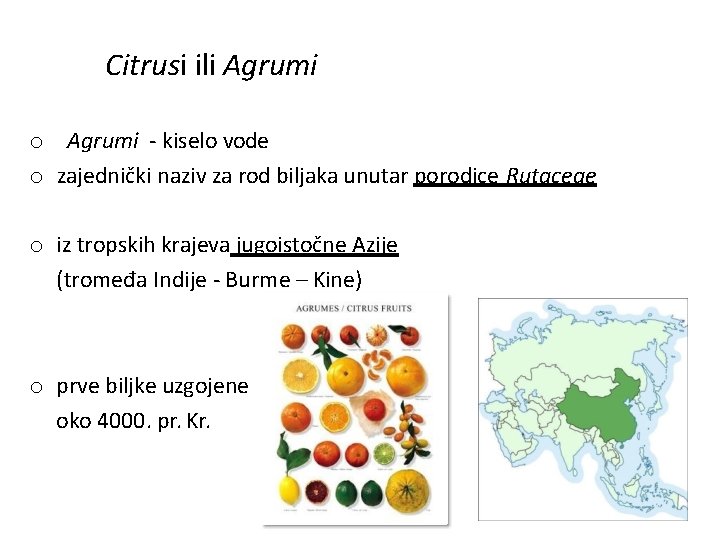 Citrusi ili Agrumi o Agrumi - kiselo vode o zajednički naziv za rod biljaka