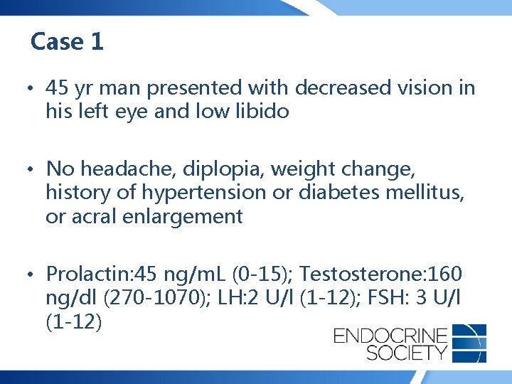 Case 1 • 45 yr man presented with decreased vision in his left eye