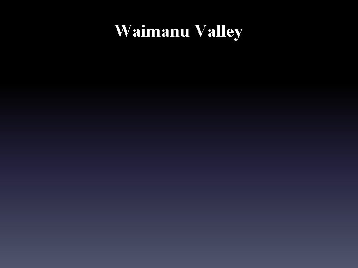 Waimanu Valley 