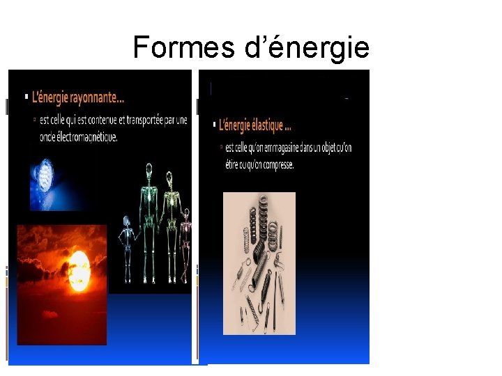 Formes d’énergie 