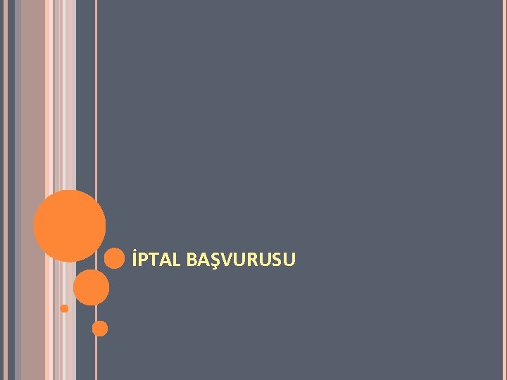 İPTAL BAŞVURUSU 