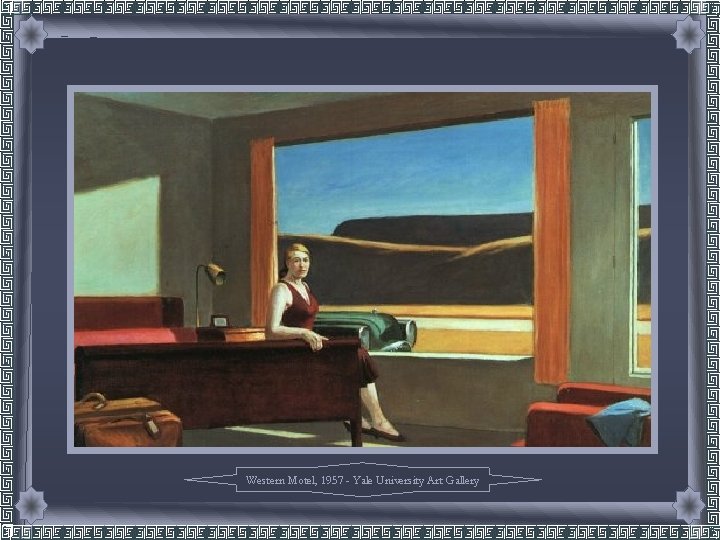 Western Motel, 1957 - Yale University Art Gallery 