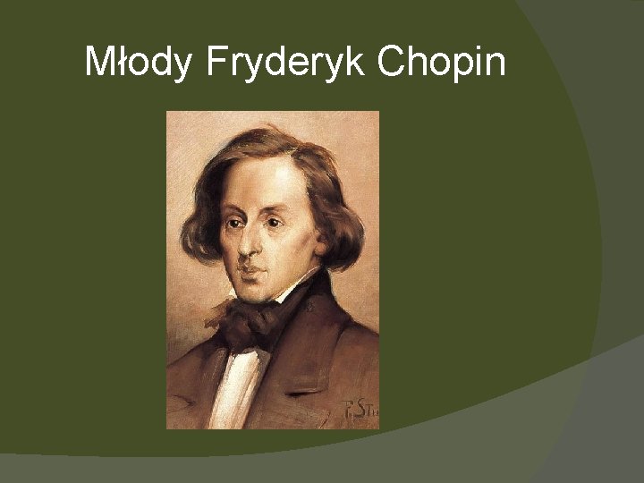 Młody Fryderyk Chopin 