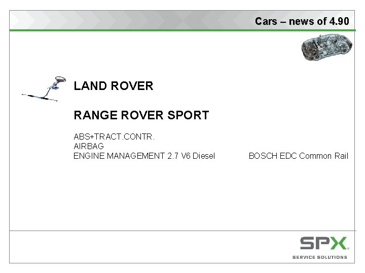 Cars – news of 4. 90 LAND ROVER RANGE ROVER SPORT ABS+TRACT. CONTR. AIRBAG