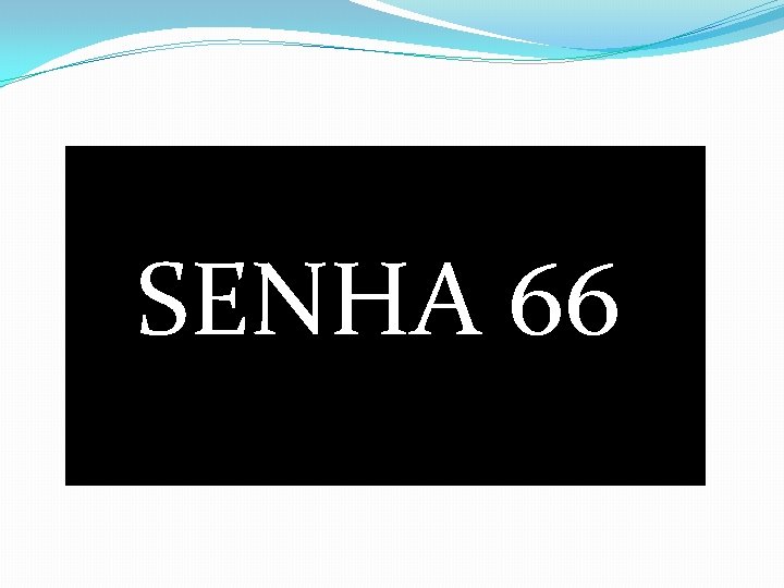 SENHA 66 