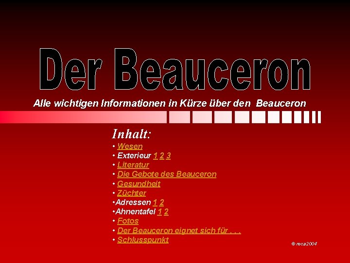 Alle wichtigen Informationen in Kürze über den Beauceron Inhalt: • Wesen • Exterieur 1
