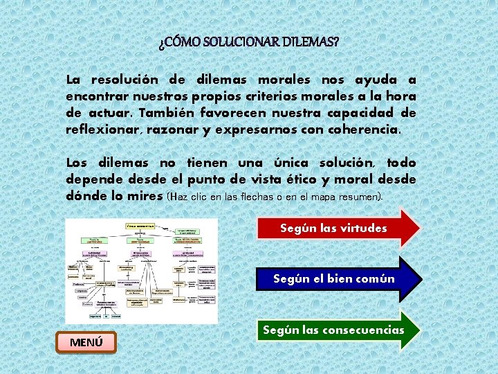 ¿CÓMO SOLUCIONAR DILEMAS? La resolución de dilemas morales nos ayuda a encontrar nuestros propios
