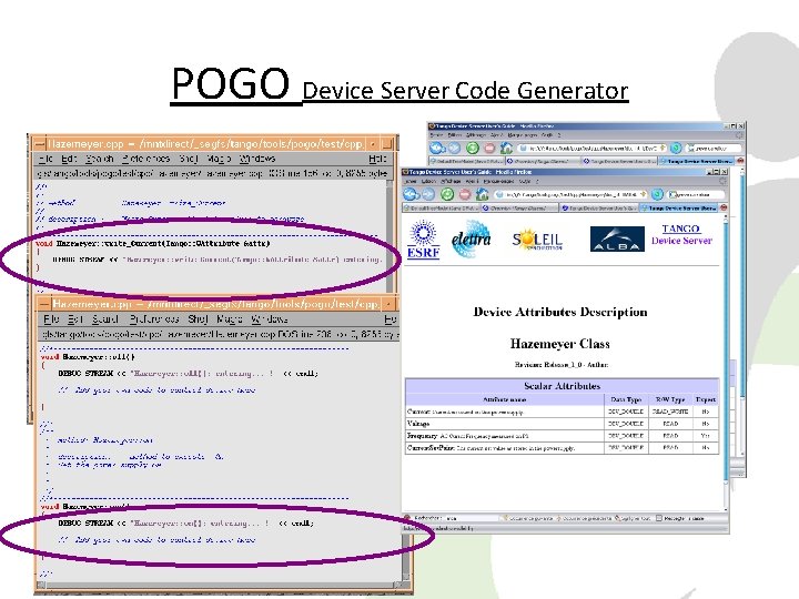 POGO Device Server Code Generator POGO Device Server Code Generator