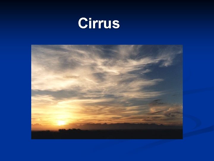 Cirrus 