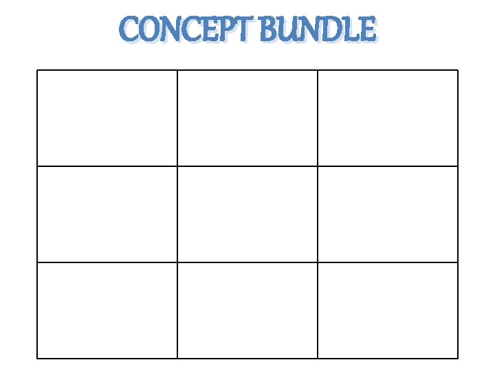 CONCEPT BUNDLE 