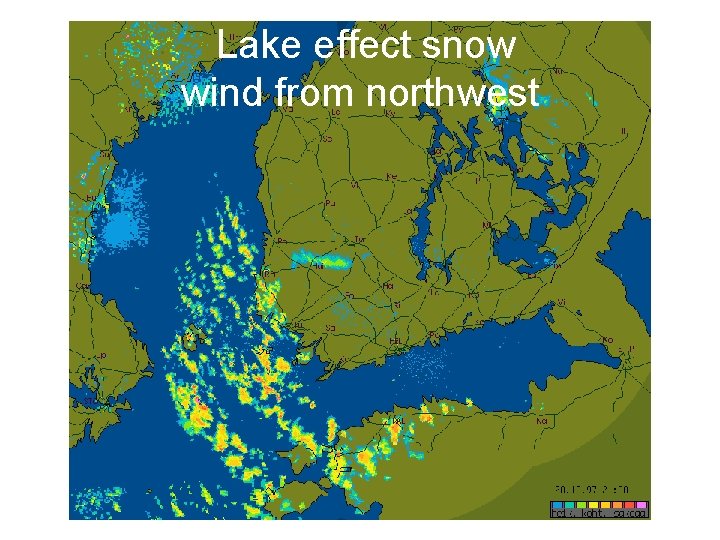 Lake effect snow wind from northwest 