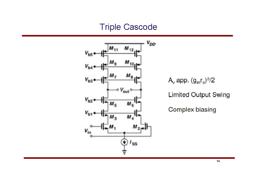 Triple Cascode 14 