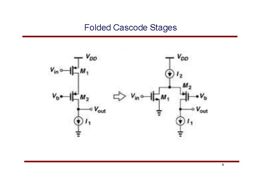 Folded Cascode Stages 8 