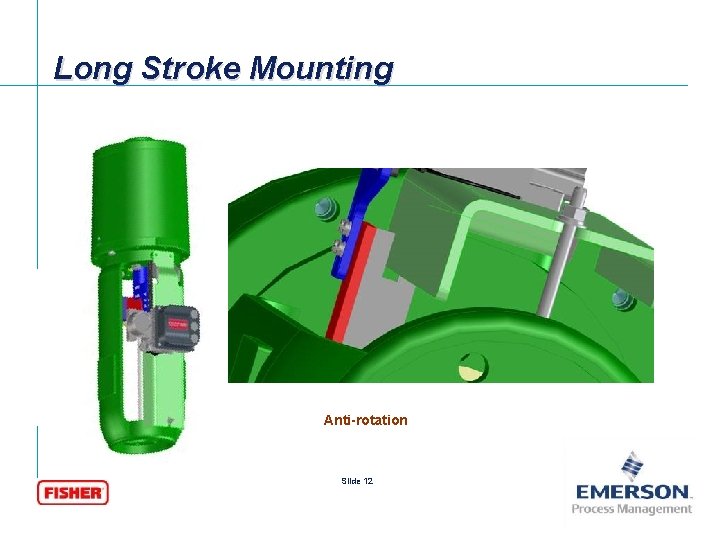 Long Stroke Mounting Anti-rotation Slide 12 [File Name or Event] Emerson Confidential 27 -Jun-01,