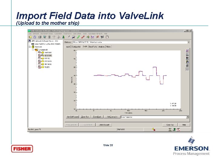 Import Field Data into Valve. Link (Upload to the mother ship) Slide 25 [File
