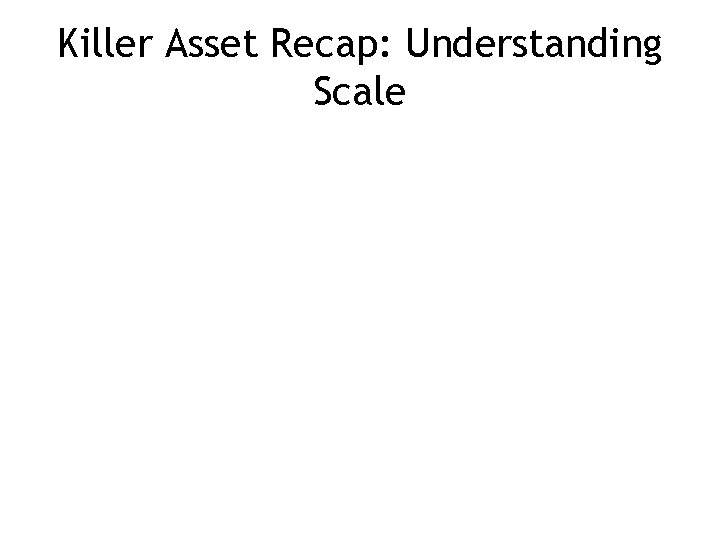 Killer Asset Recap: Understanding Scale • By moving first, Netflix gained scale advantages –