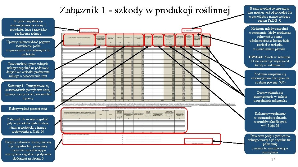 Załącznik 1 - szkody w produkcji roślinnej To pole uzupełnia się automatycznie ze strony