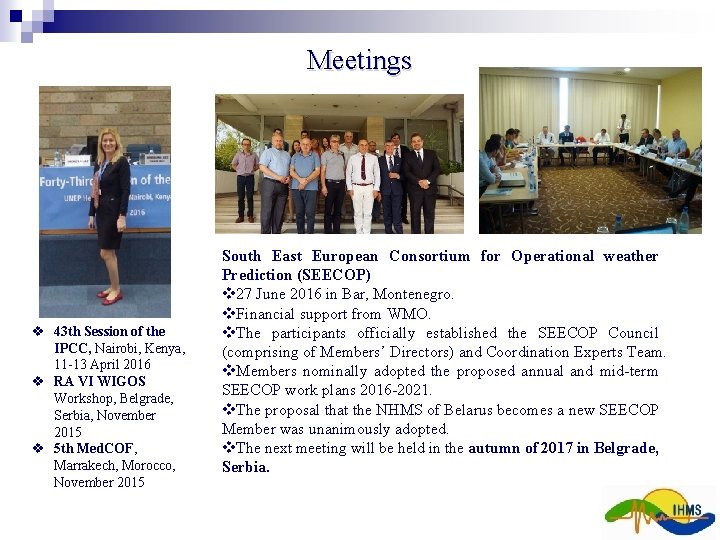 Meetings 43 th Session of the IPCC, Nairobi, Kenya, 11 -13 April 2016 RA Meetings 43 th Session of the IPCC, Nairobi, Kenya, 11 -13 April 2016 RA