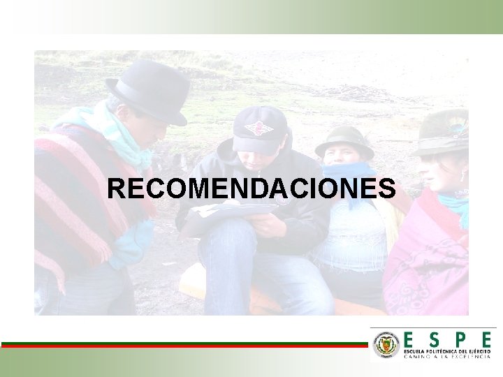 RECOMENDACIONES 