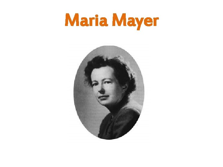 Maria Mayer 