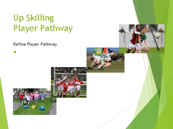 Up Skilling Player Pathway Define Player Pathway 