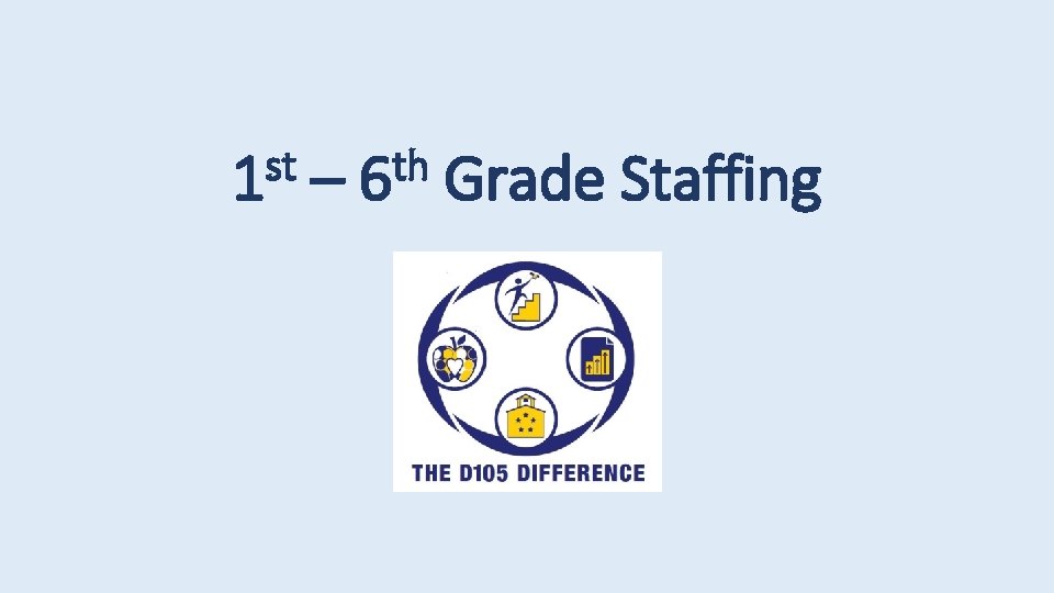 st 1 – th 6 Grade Staffing 