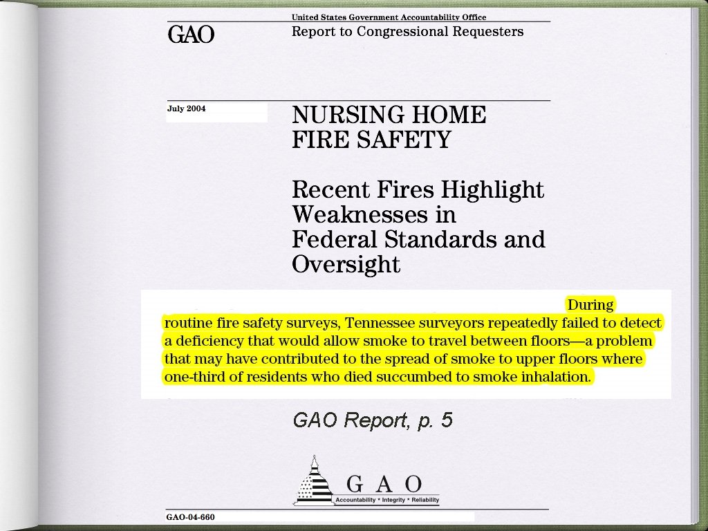 GAO Report, p. 5 