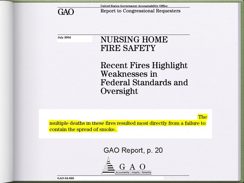 GAO Report, p. 20 