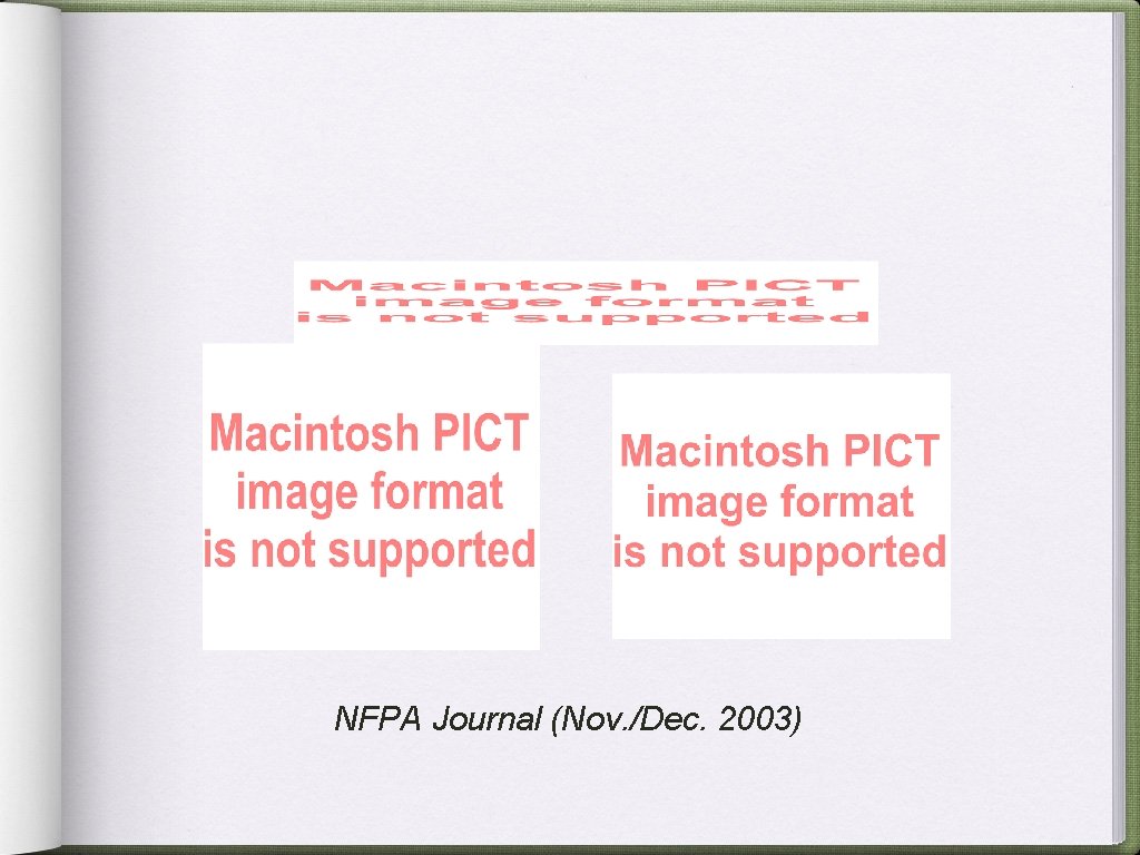 NFPA Journal (Nov. /Dec. 2003) 