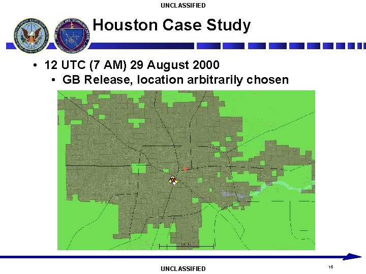 UNCLASSIFIED Houston Case Study • 12 UTC (7 AM) 29 August 2000 • GB