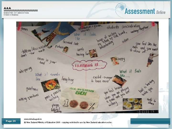 Page 24 www. minedu. govt. nz © New Zealand Ministry of Education 2009 -