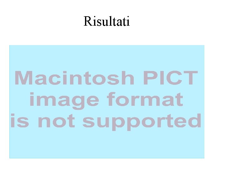 Risultati 
