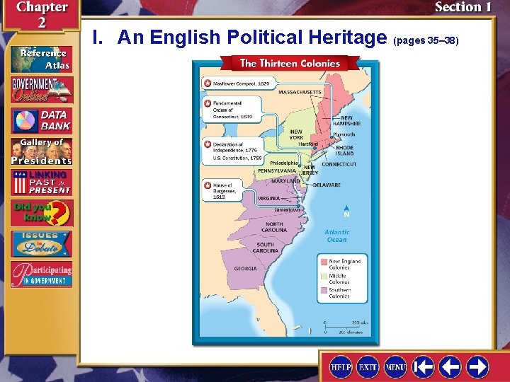 I. An English Political Heritage (pages 35– 38) 