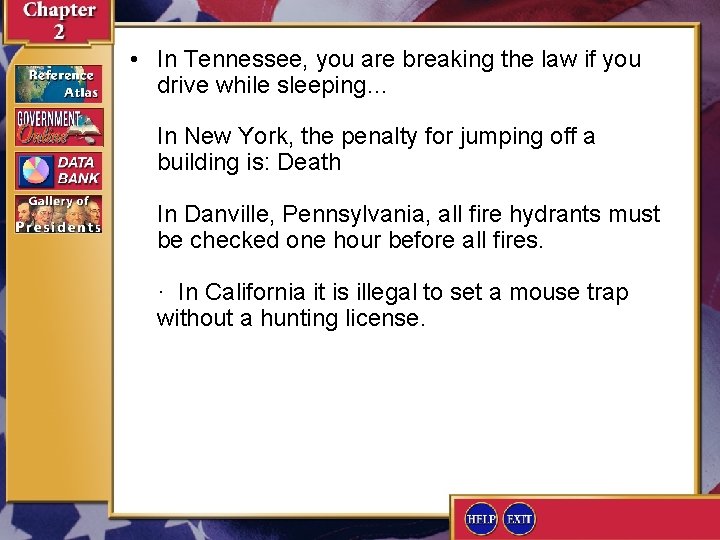  • In Tennessee, you are breaking the law if you drive while sleeping…