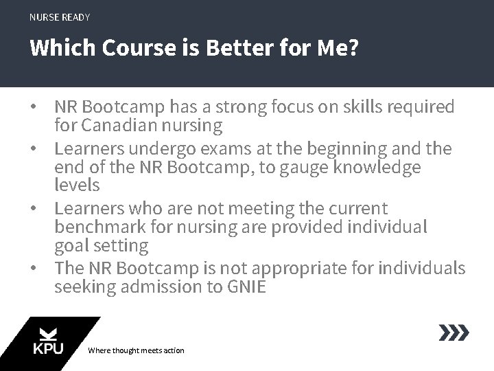 NURSE READY Which Course is Better for Me? • NR Bootcamp has a strong