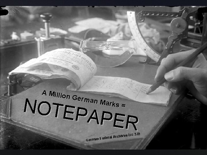 A Millio n Germ an Mar ks = NOTEP APER ) es (cc 3. A Millio n Germ an Mar ks = NOTEP APER ) es (cc 3.