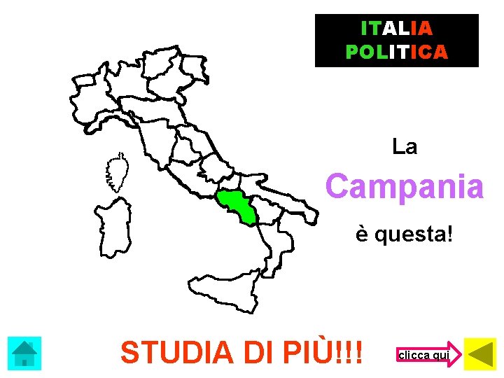 ITALIA POLITICA La Campania è questa! STUDIA DI PIÙ!!! clicca qui 