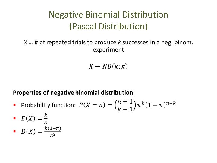 Discrete Probability Distributions Martina Litschmannov Martina Litschmannovavsb Cz