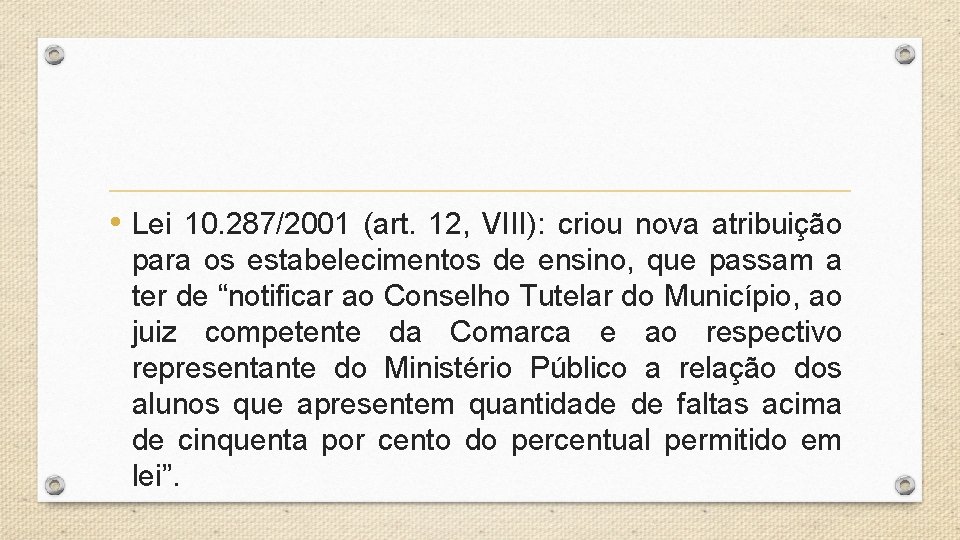 20 ANOS DA LDB A Lei de Diretrizes