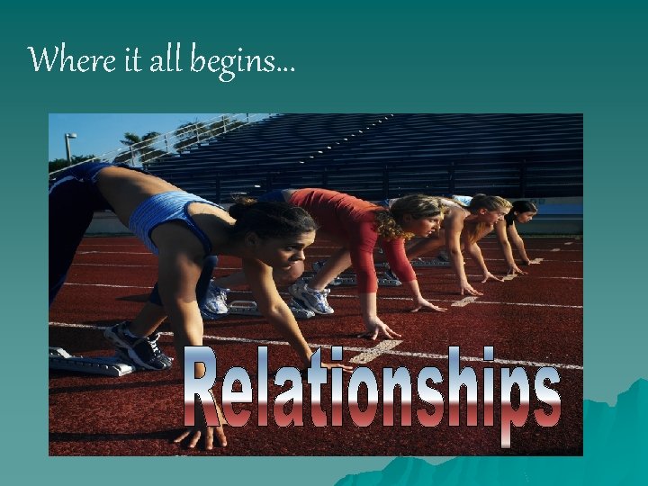 Where it all begins… 