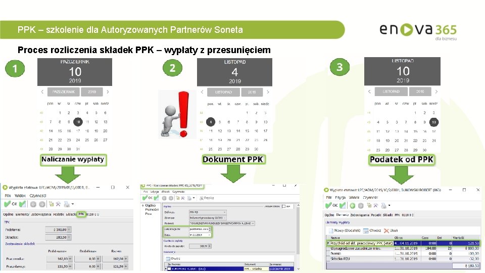 PPK – szkolenie dla Autoryzowanych Partnerów Soneta Proces rozliczenia składek PPK – wypłaty z