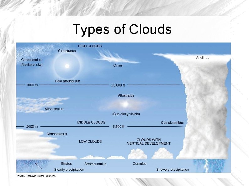 Types of Clouds 