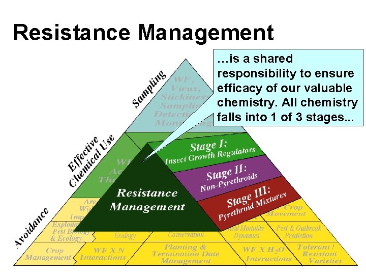 Resistance Management …is a shared responsibility to ensure efficacy of our valuable chemistry. All Resistance Management …is a shared responsibility to ensure efficacy of our valuable chemistry. All