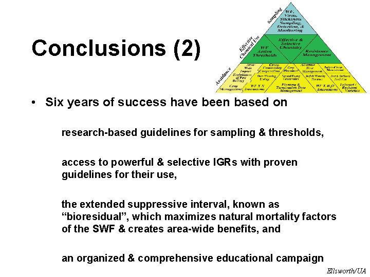 Conclusions (2) • Six years of success have been based on research-based guidelines for Conclusions (2) • Six years of success have been based on research-based guidelines for