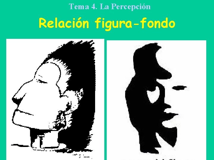 Tema 4. La Percepción Relación figura-fondo 
