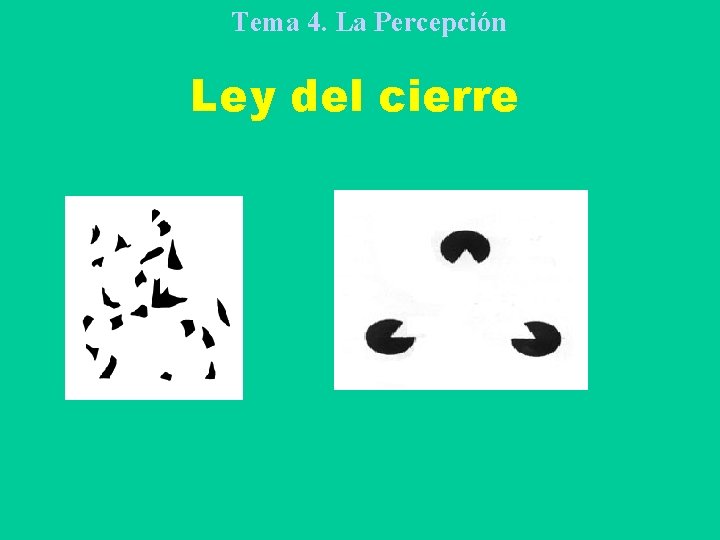 Tema 4. La Percepción Ley del cierre 