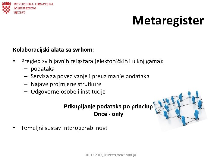 Metaregister Kolaboracijski alata sa svrhom: • Pregled svih javnih reigstara (elektoničkih i u knjigama): Metaregister Kolaboracijski alata sa svrhom: • Pregled svih javnih reigstara (elektoničkih i u knjigama):