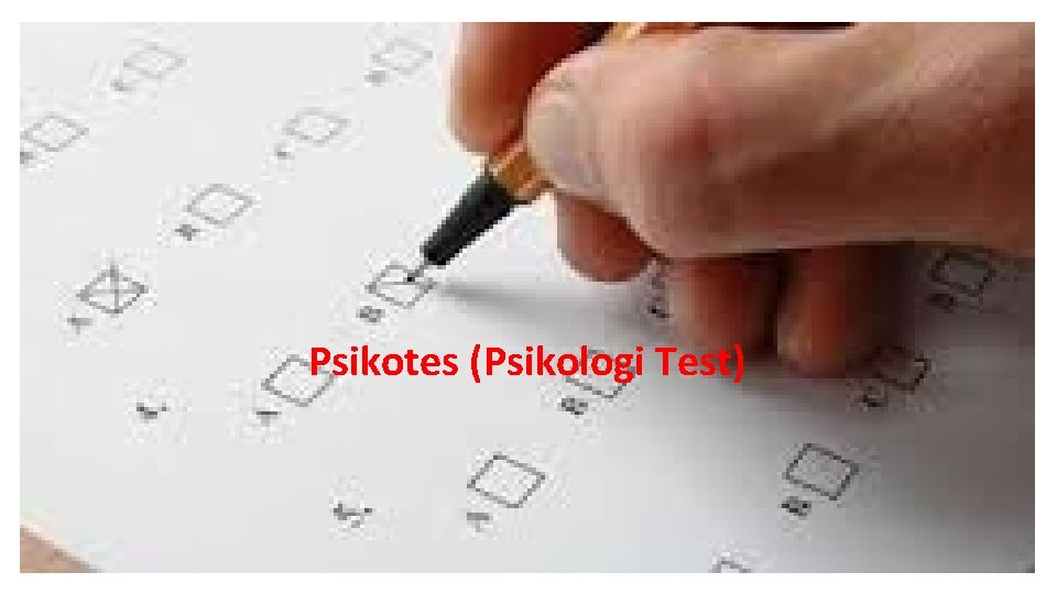 Psikotes (Psikologi Test) 