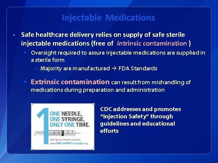 Safe Care Everywhere Infection Prevention in Outpatient Settings